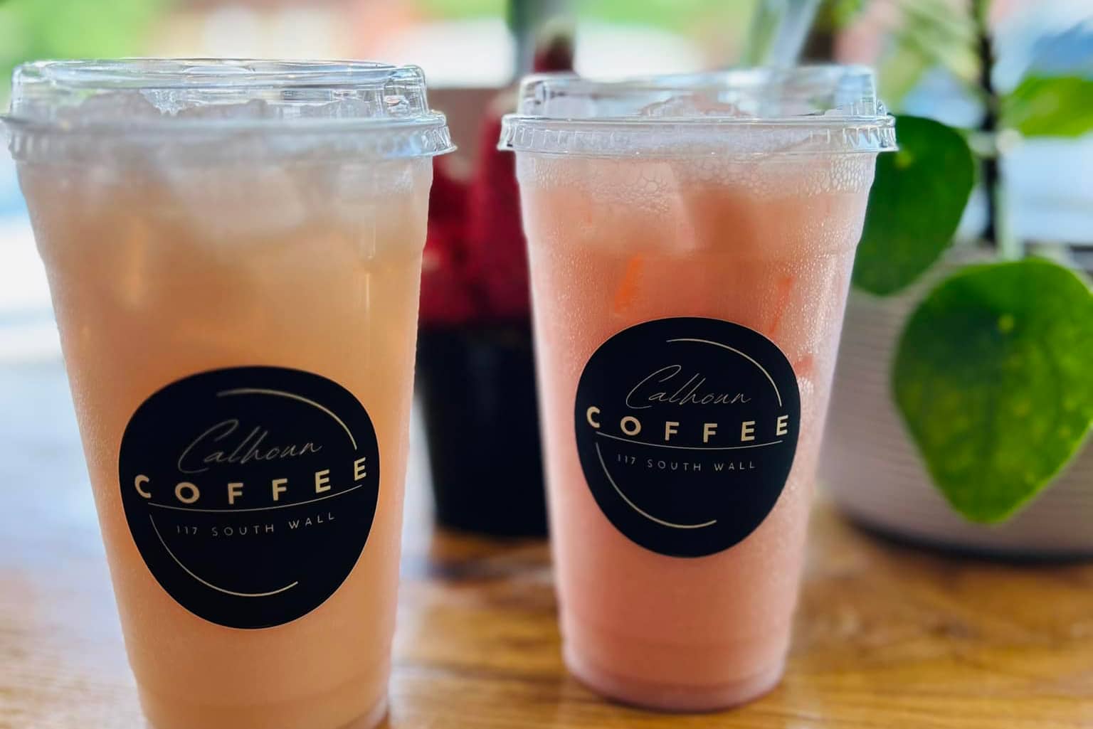 image of drinks from Calhoun Coffee Company