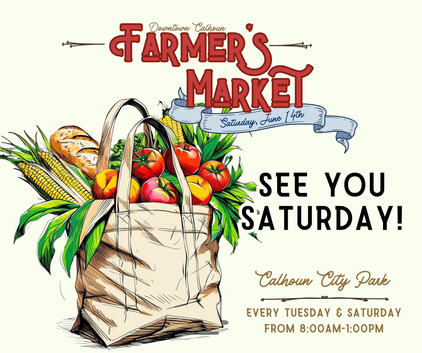 image of Downtown Calhoun Farmers' Market