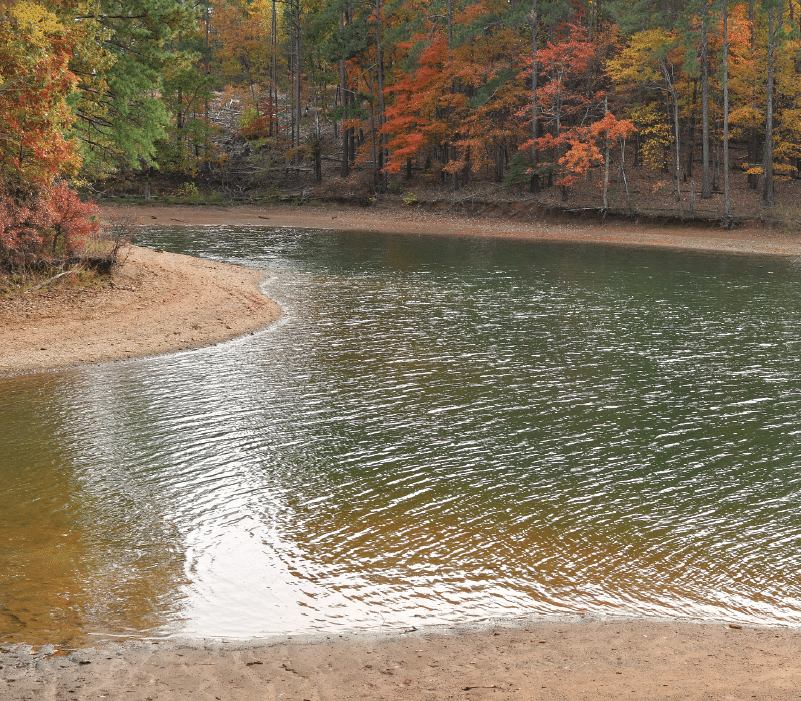 image of carter lake in gordon county ga