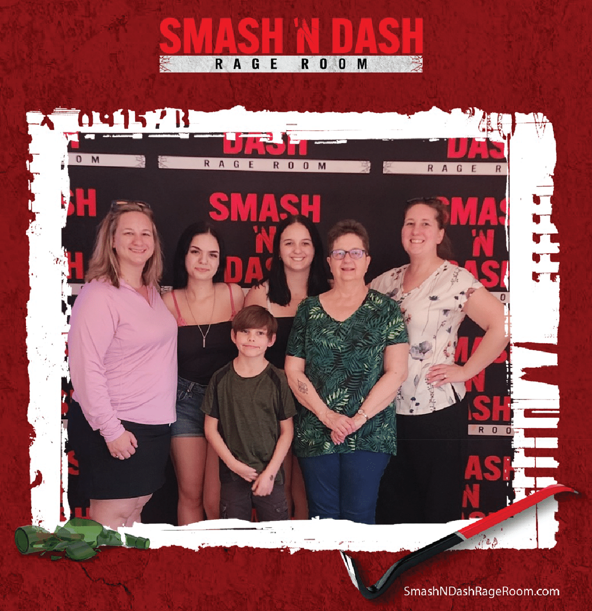 Smash ’N Dash Rage Room FB page