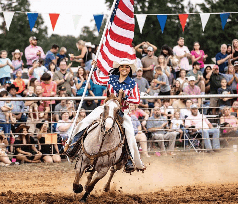 image of summer rodeo event calhoun gordon county