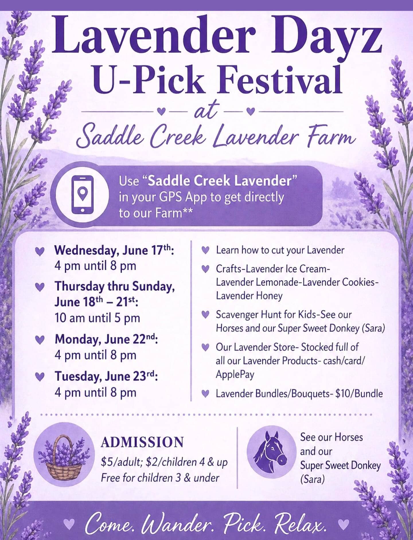Lavender Dayz U-Pick Festival - Calhoun, GA | Family-Friendly Summer Event